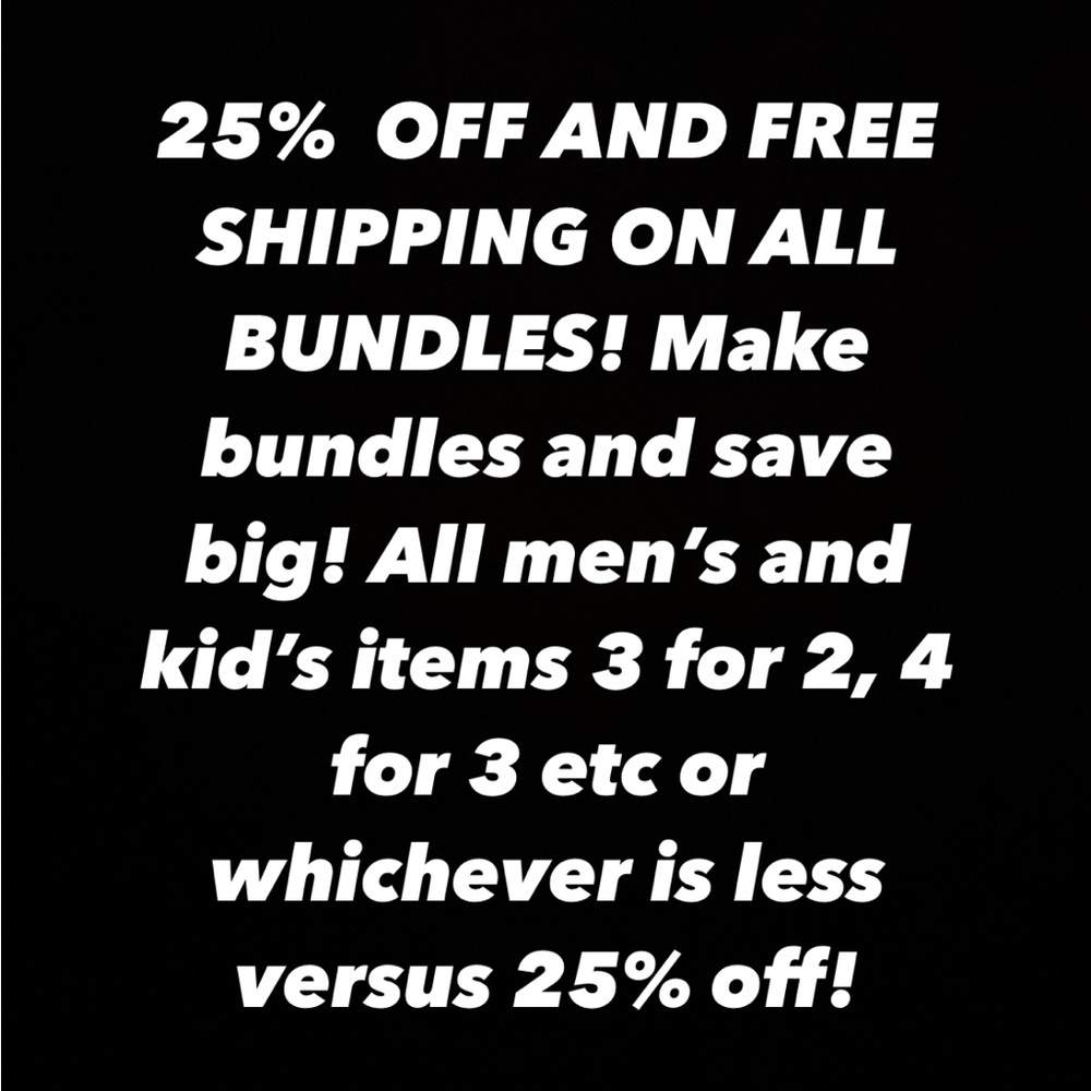 25% off all bundles!!